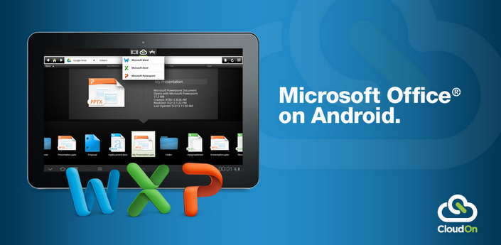 Usar Microsoft Office en tablets Android con CloudOn
