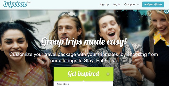 Tripobox, herramienta para planificar viajes grupales online