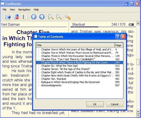 Lectores de ebooks para PC CoolReader