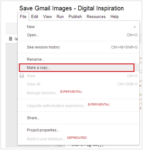 Guardar imágenes adjuntas de Gmail en Google Drive