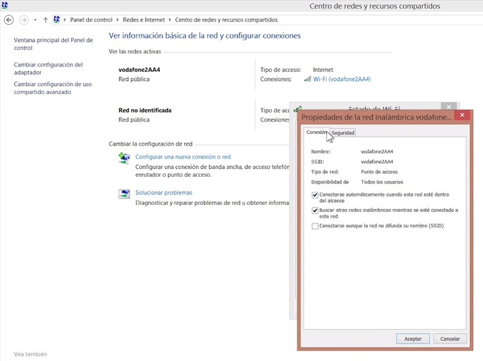 Ver clave WIFI en Windows 10