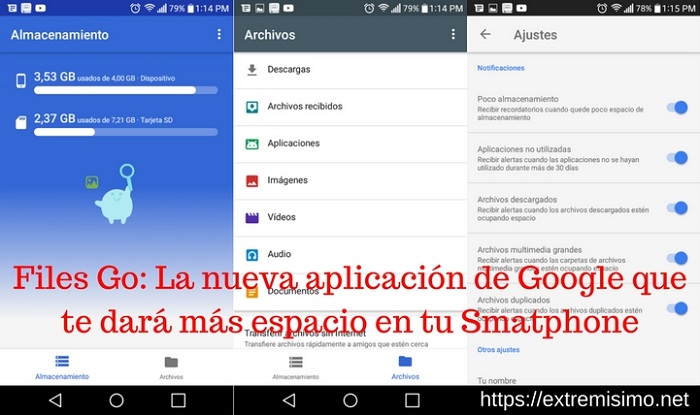 Files Go: La aplicación de Google que te dará más espacio en tu Smatphone