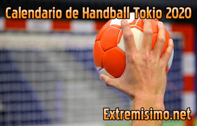 calendario balonmano handball tokio 2020