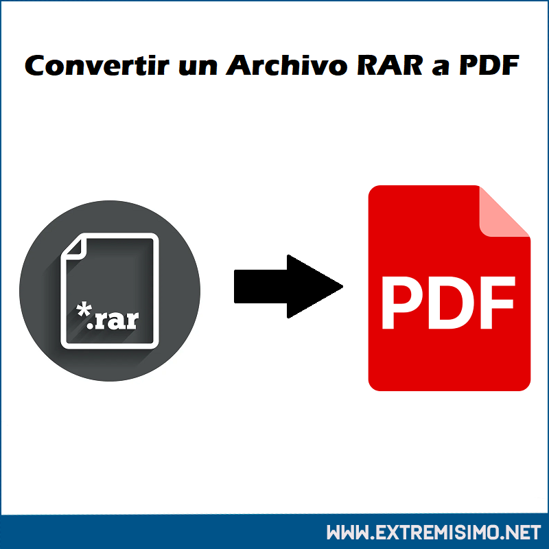 Convertir un Archivo RAR a PDF